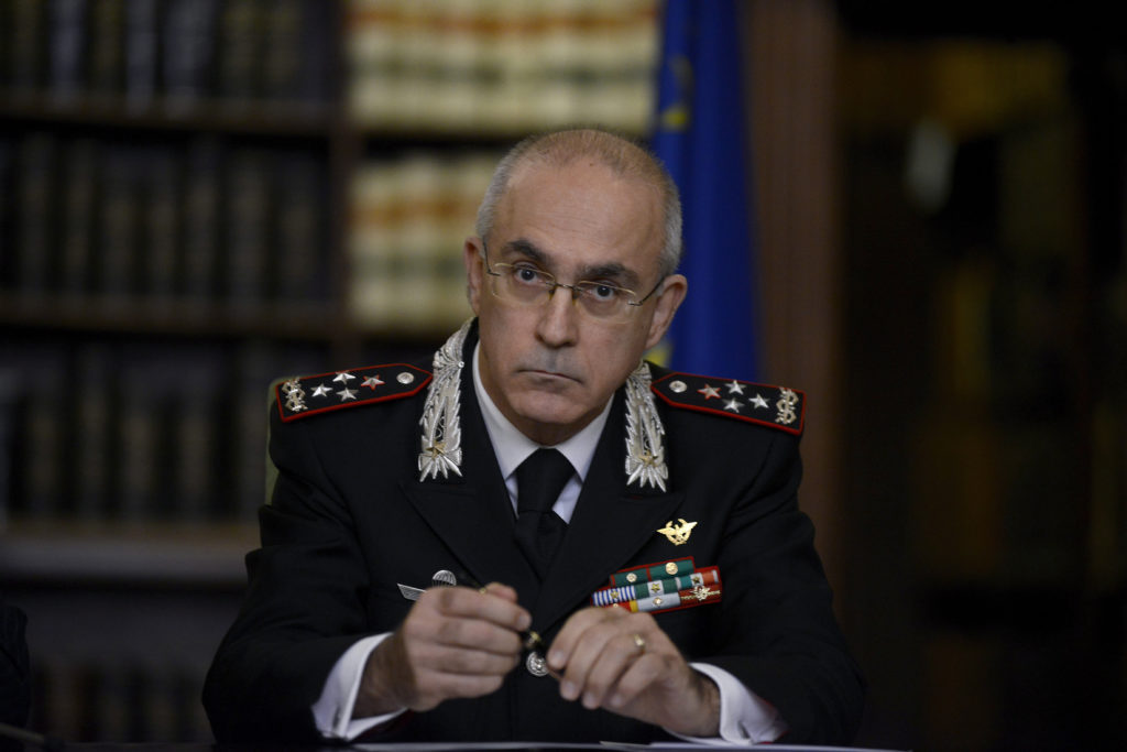 Giovanni Nistri, the commander of the Carabinieri, the Italian police force that led the operation. Photo by Simona Granati - Corbis/Getty Images.
