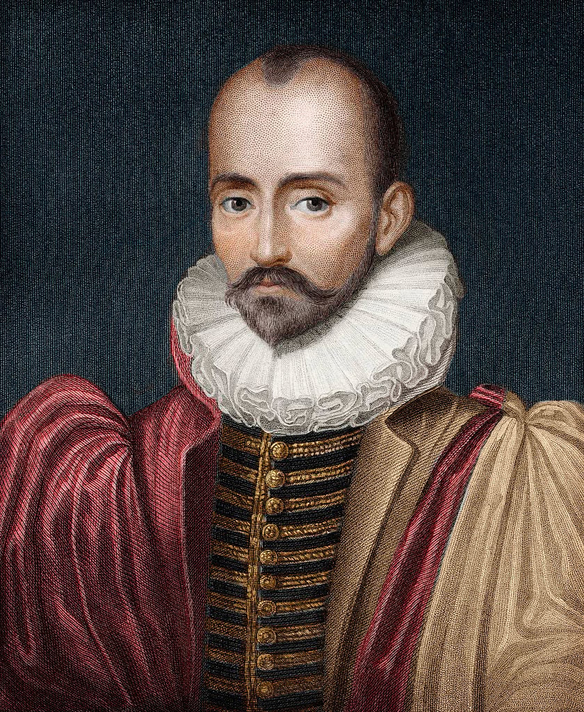 A portrait of Michel de Montaigne (1533–1592). Photo: Stefano Bianchetti/Corbis via Getty Images.