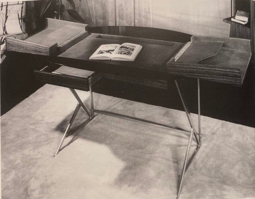 Janette Laverrière, <em>Work Desk for Ambassador’s Wife (Cabinet de Travail d’une Femme d’Abassadeur)</em>, 1956. Photo courtesy of Janette Laverrière.