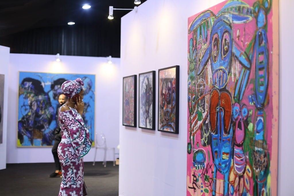 Installation view of ART X Lagos, 2019 edition. Courtesy of ART X Lagos.