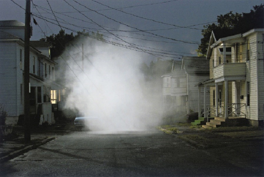 Gregory Crewdson, Production Still (Esther Terrace 02), 2006. Courtesy of Craven Contemporary LLC.