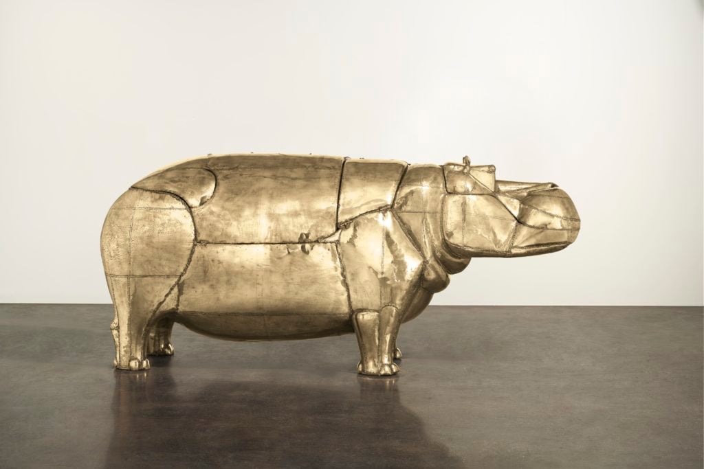 François-Xavier Lalanne, Hippopotamus (1969). Courtesy of Sotheby's.