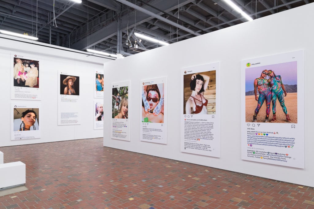 Installation view of Richard Prince's exhibition "Portraits" at the Museum of Contemporary Art Detroit. Photo courtesy of MOCAD. 