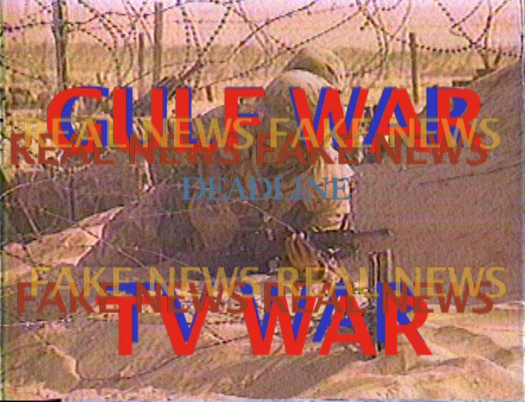 A still from Michel Auder's <i>Gulf War TV War</i> (1991). Courtesy of the artist and Martos Gallery, New York.