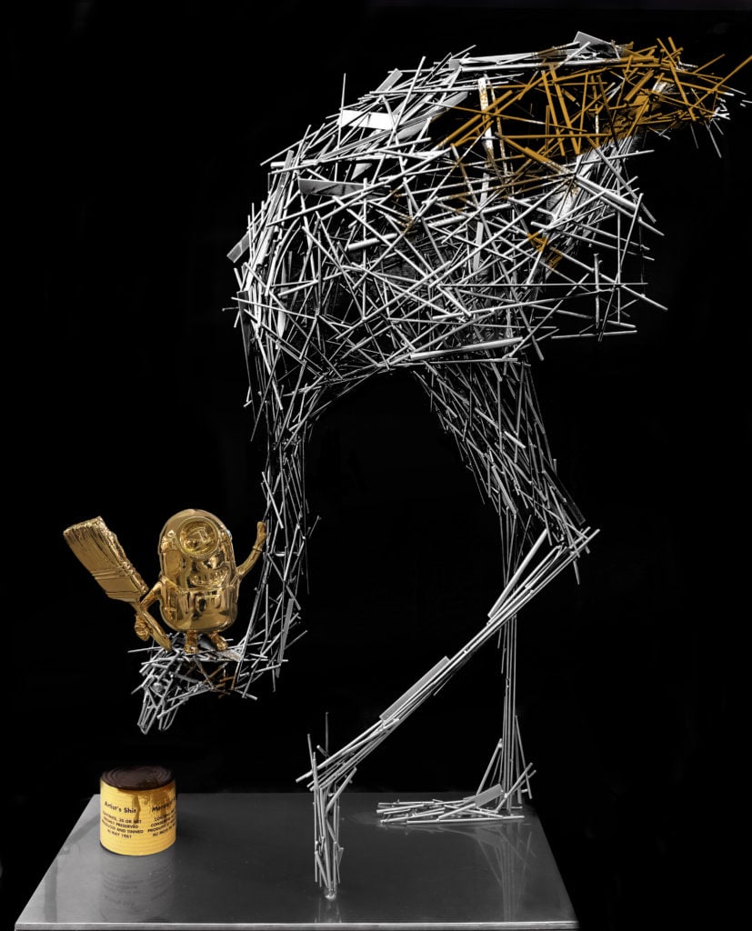 Angelo Accardi, Ostrich (2019). Courtesy of Eden Fine Art.