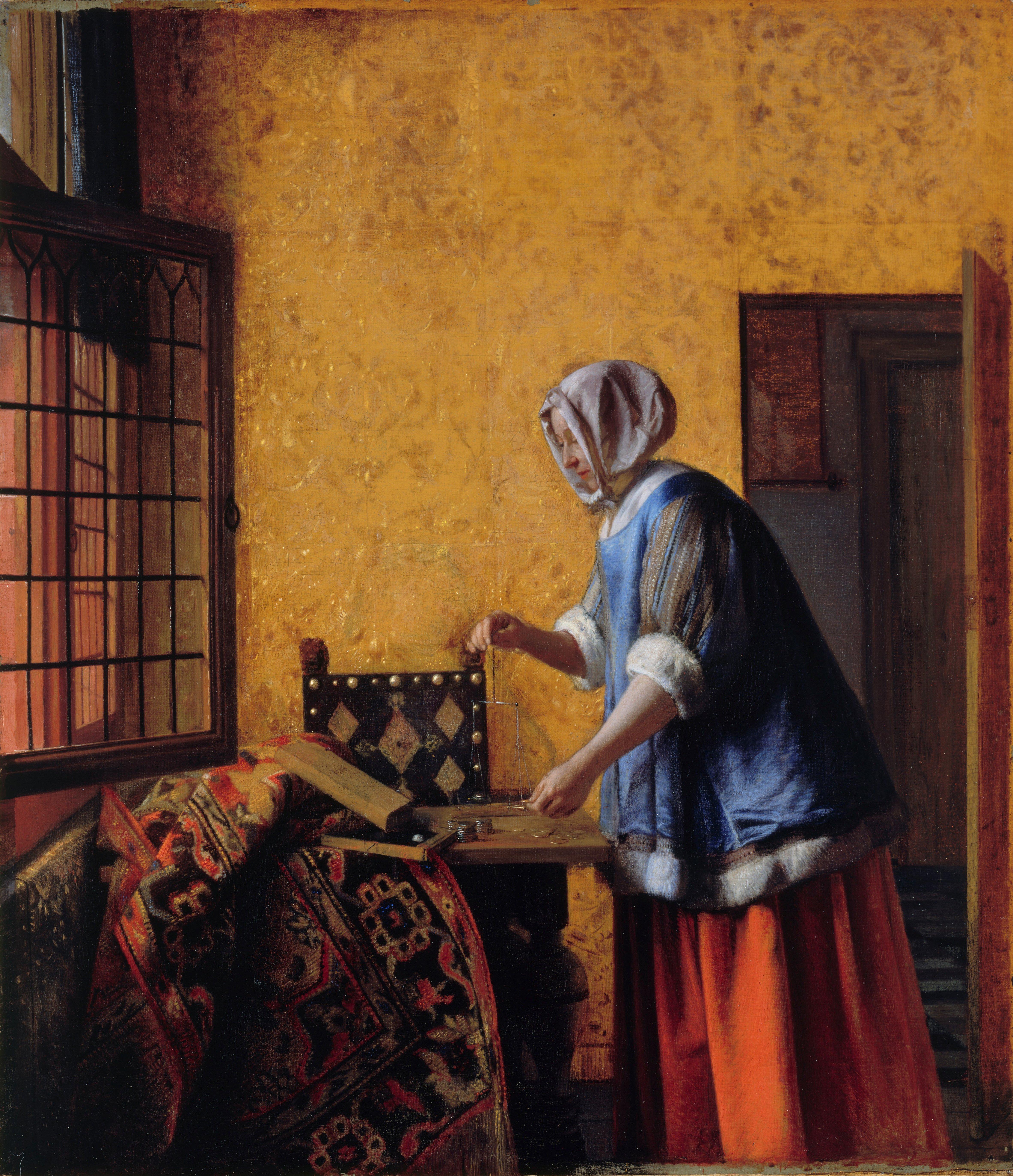 Где краски вермеера. Питер де Хох женщина взвешивающая золото. Питер де Хох (1629 — 1684). Художник Питер де Хох.