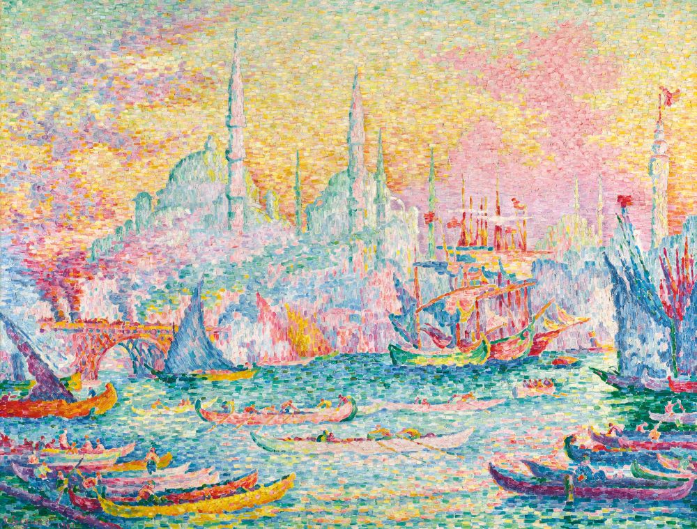 Paul Signac, La Corne d'Or (Constantinople) (1907) Image courtesy of Sotheby's.