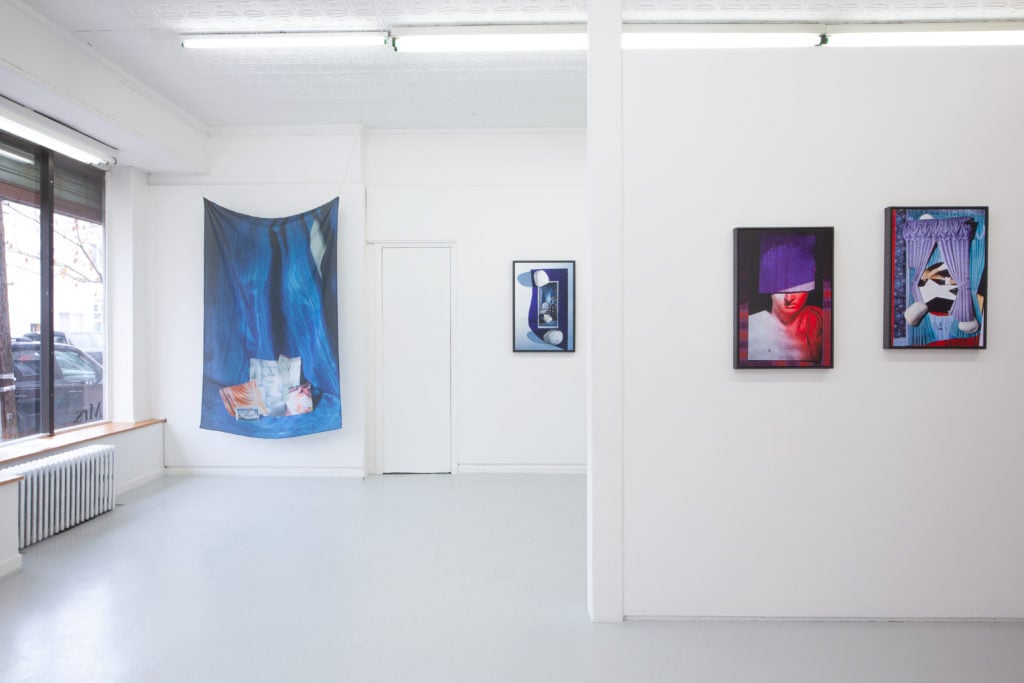 Sarah Palmer, installation view of "Outs and Ins" at Mrs., New York. Courtesy of Mrs.