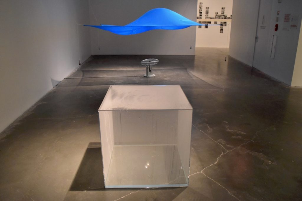 Hans Haacke, Condensation Cube (1963–65). Image: Ben Davis.
