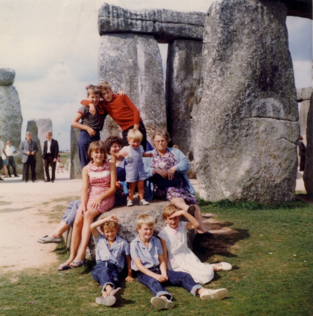 A 1967 photograph taken at Stonehenge. Photo courtesy of Suzie Deaves/English Heritage.