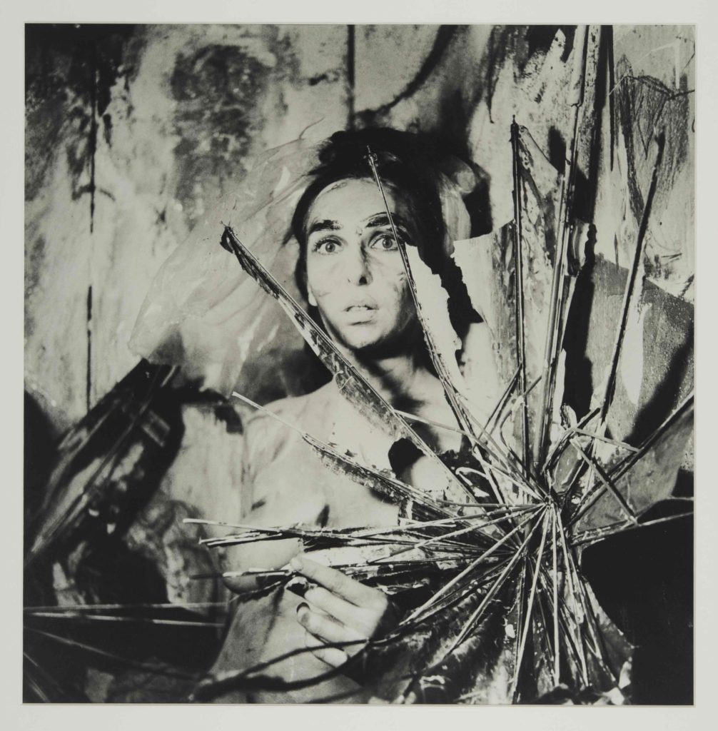 Carolee Schneemann, from the series "Eye Body: 36 Transformative Actions for Camera," (1963/2005).Courtesy of the Estate of Carolee Schneemann, Galerie Lelong & Co., Hales Gallery, and P•P•O•W, New York ©Carolee Schneemann.