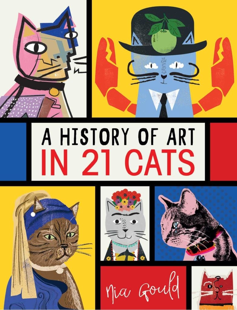 <em>A History of Art in 21 Cats</em> by Nia Gould (2019). Courtesy of Andrews McMeel Publishing.