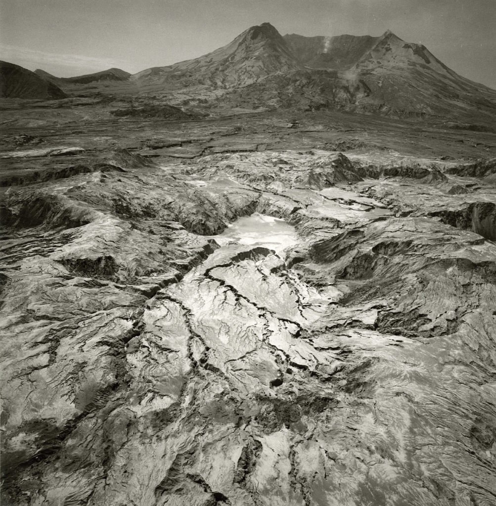 Emmet Gowin (American, born 1941), Debris Flow at the Northern Base of Mount St. Helens, <em>Looking South</em> (1983). Photo ©Emmet Gowin, courtesy of Pace/MacGill, New York.