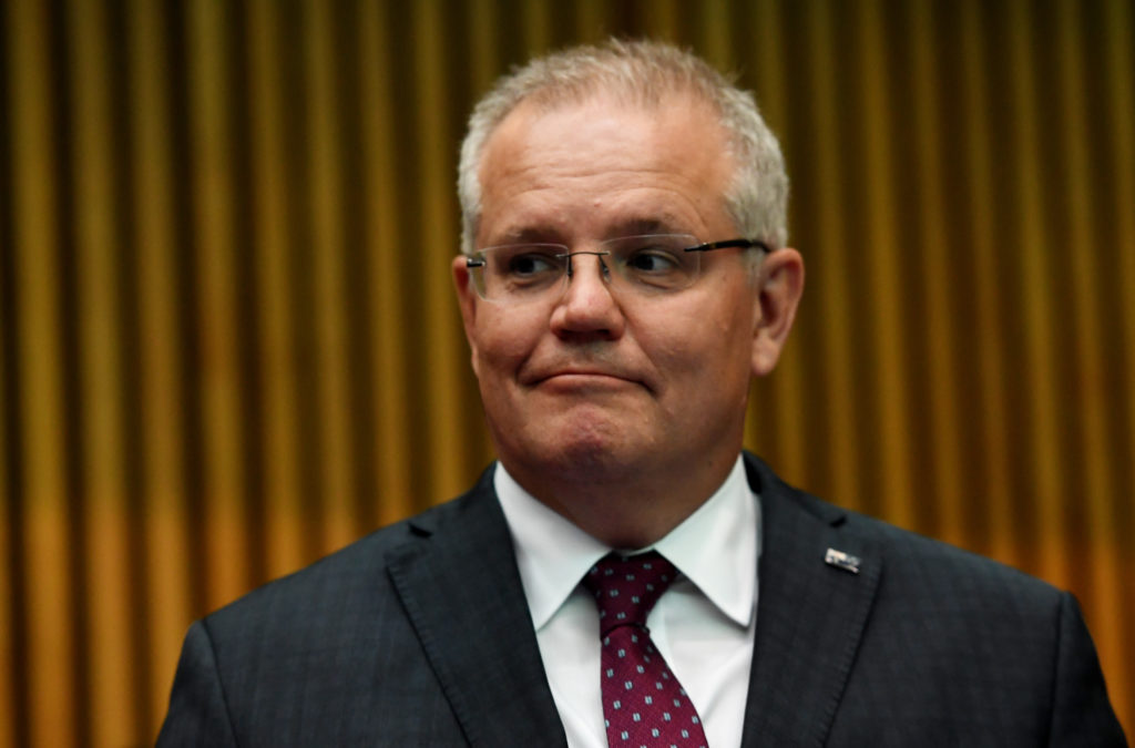 Australian Prime Minister Scott Morrison. (Photo by Tracey Nearmy/Getty Images)