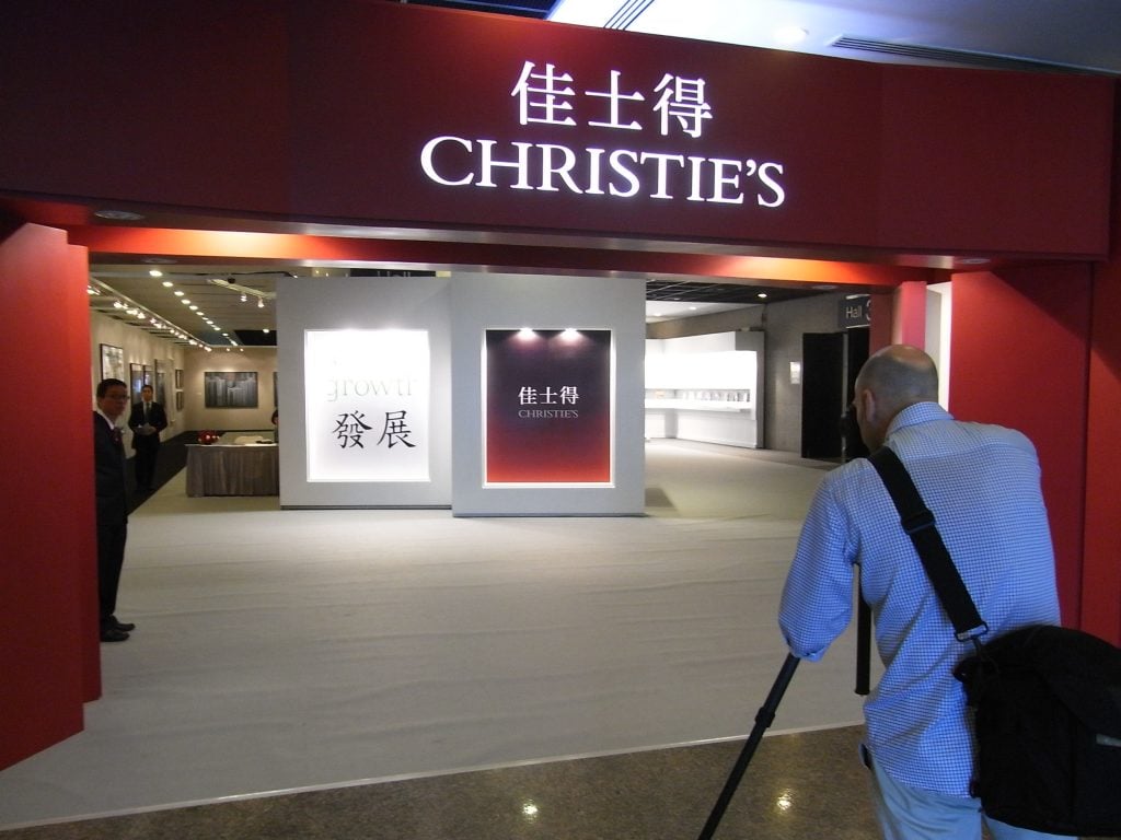 Christie's Auction preview exhibition in May 2012 in Hong Kong, China. Photo by Sunbeamprowce, courtesy Creative Commons Attribution-Share Alike 3.0 Unported license.