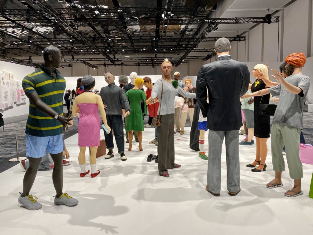 Tom Friedman, <em>Cocktail Party</em> (2015), from Luhring Augustine, New York, and Stephen Friedman, London, at Art Basel Miami Beach Meridians. Photo by Sarah Cascone. 