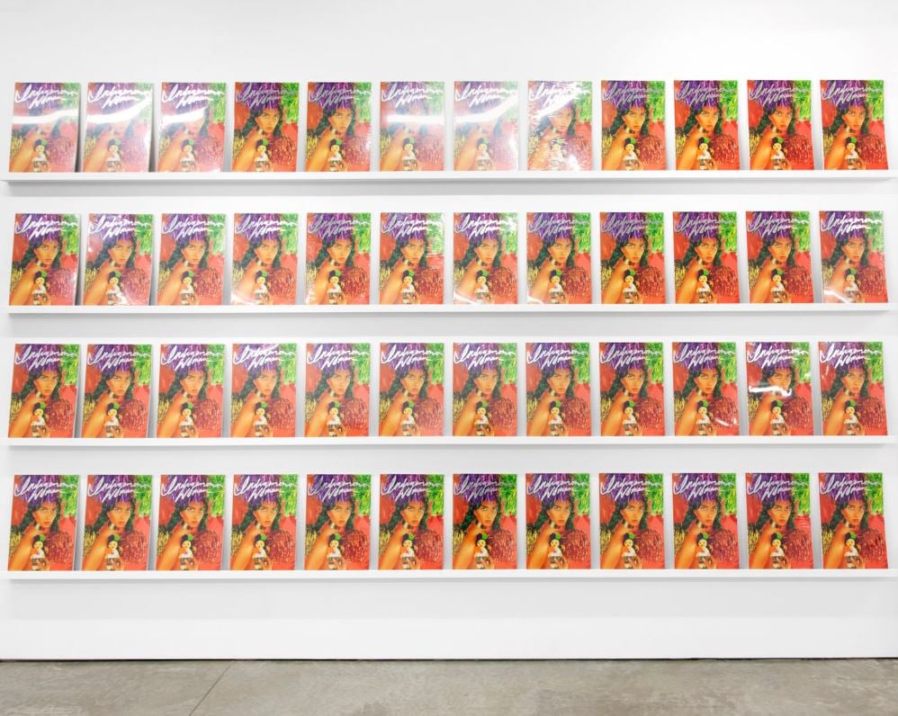 Installation of copies of Indigenous Woman at RYAN LEE Gallery. Image courtesy the artist and RYAN LEE Gallery.