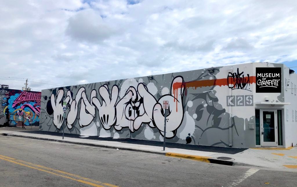 The Museum of Graffiti in Wynwood, Miami, featuring a mural by Slick. Courtesy of the Museum of Graffiti.