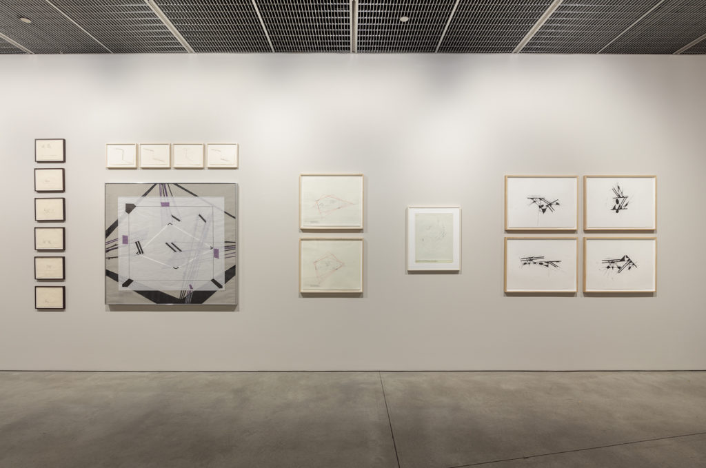 Installation view of "Part One" at David Nolan Gallery, 2019. : © Barry Le Va. Courtesy the artist and David Nolan Gallery, New York.