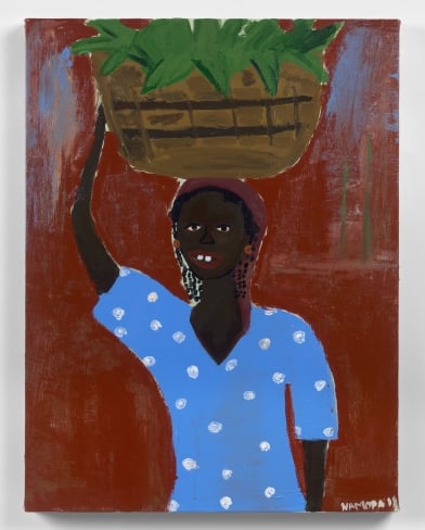 Cassi Namoda, Smiling Woman in Angoche (2019). Courtesy of Pippi Houldsworth Gallery.