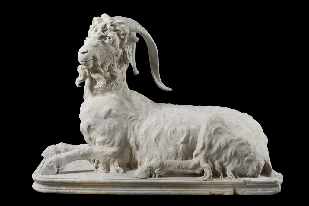 Torlonia Collection, Statue of a resting goat, ©Fondazione Torlonia. Photo by Lorenzo de Masi.