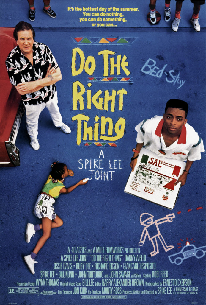 Film poster for <em>Do the Right Thing</em> (1989). Courtesy of the Lucas Museum of Narrative Art, from the Separate Cinema Archive.