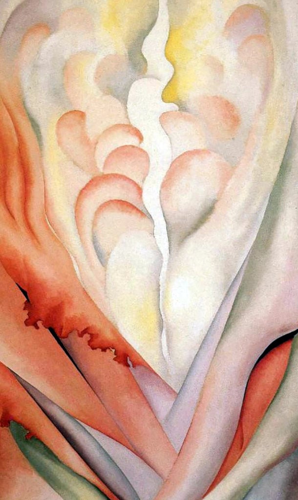 Georgia O'Keeffe, Flower Abstraction (1924) Courtesy of the Whitney Museum of American Art.