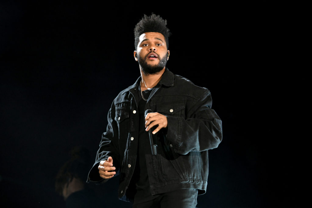 Singer The Weeknd performs onstage during the 2018 Global Citizen Concert at Central Park, Great Lawn on September 29, 2018 in New York City. (Photo by Michael Kovac/FilmMagic)
