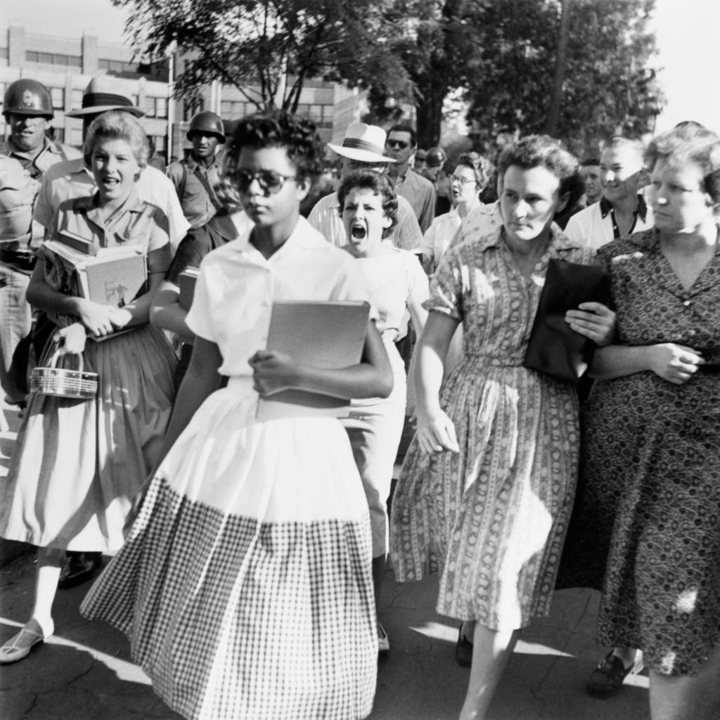 Will Count's Photograph of Elizabeth Eckford of The Little Rock Nine (1954).