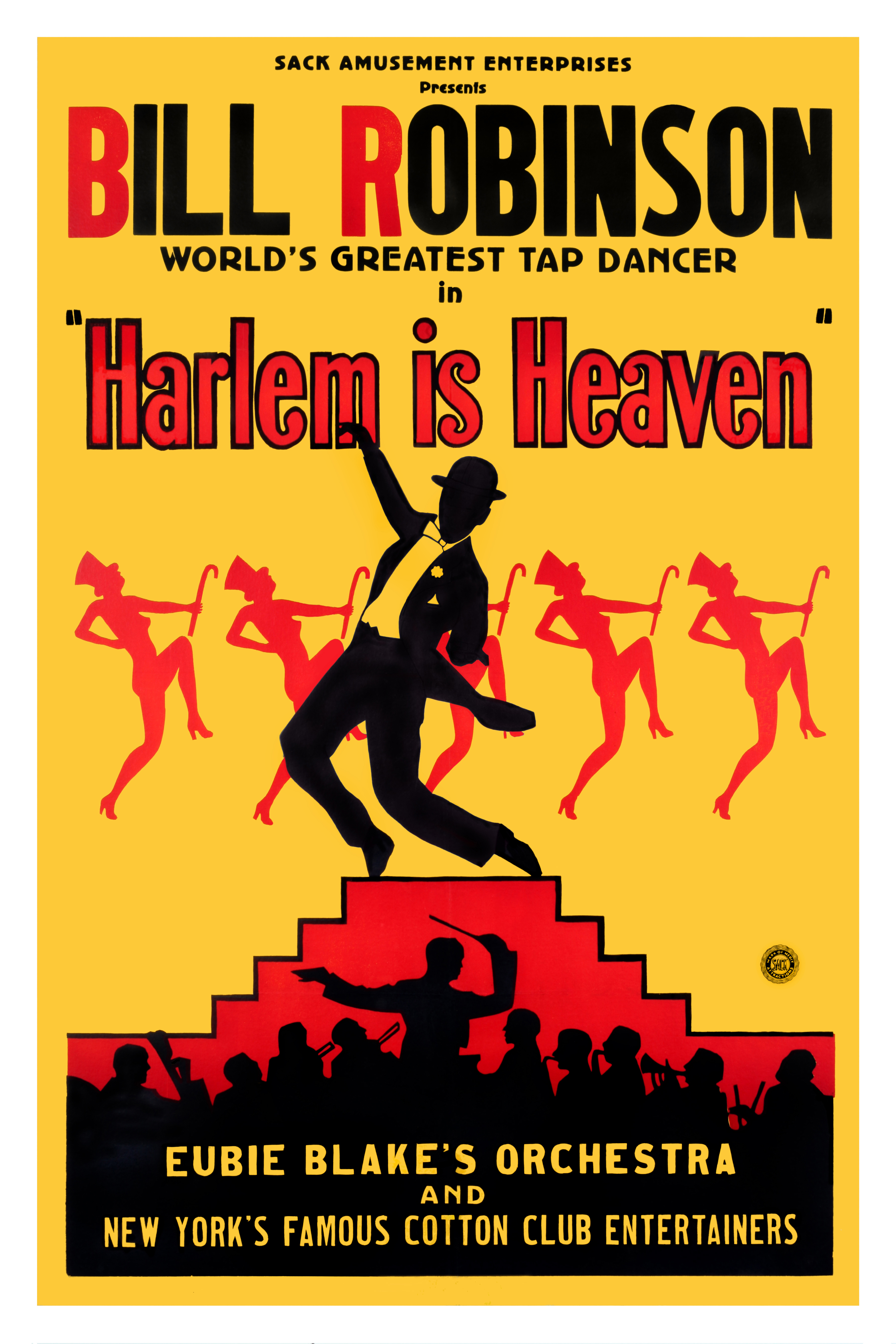 Film poster for Harlem is Heaven (1932). Courtesy of the Lucas Museum of Narrative Art, from the Separate Cinema Archive.