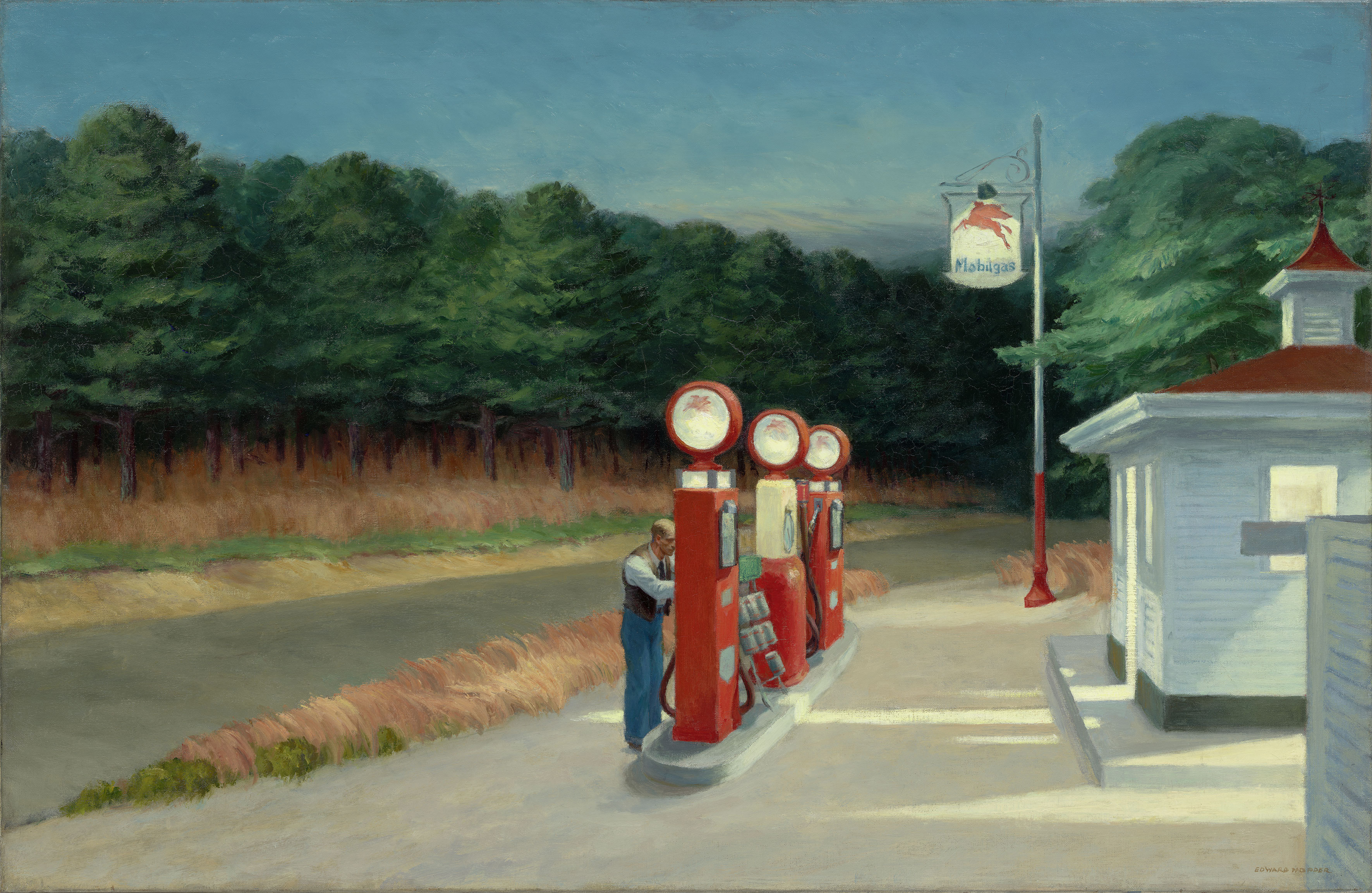 How Did Edward Hopper Manage to Turn a Plain Country Road Into a