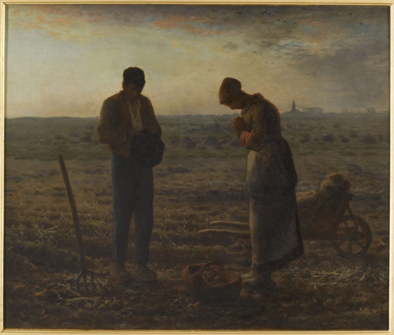 Jean-François Millet, <em>The Angelus</em> (1857–1859). Photo by Patrice Schmidt, ©RMN-Grand Palais/Art Resource, NY, courtesy of the Musee d'Orsay, Paris, France.