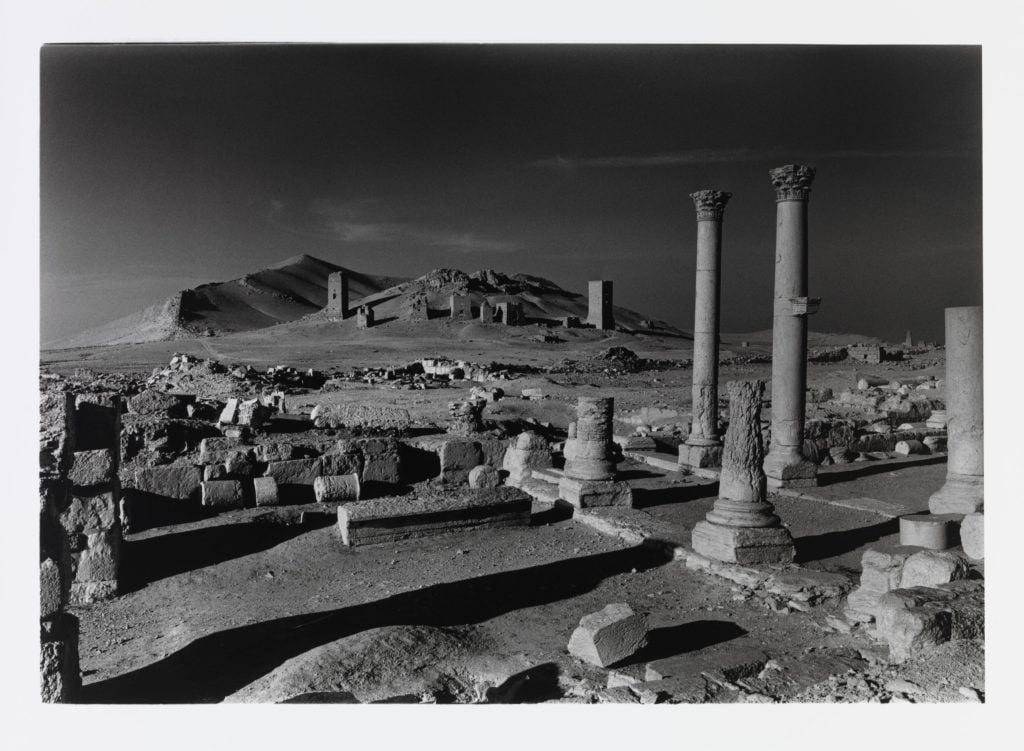 Don McCullin, Looking forward to the valley of the tombs which Isis have destroyed (2016). ©Don McCullin. Courtesy of the artist and Hauser & Wirth.