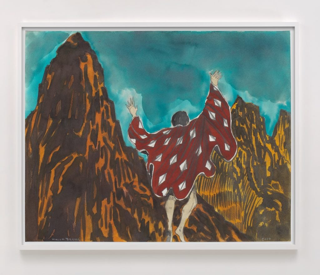 Marcel Dzama, It’s Not Mountain You Conquer (2019)