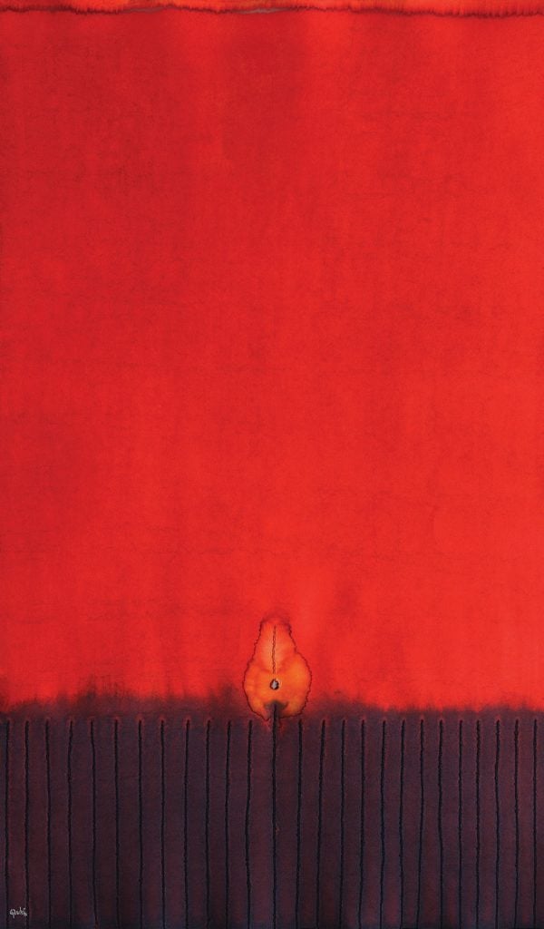 Sohan Qadri, Untitled (2010) Courtesy of Kumar Gallery.