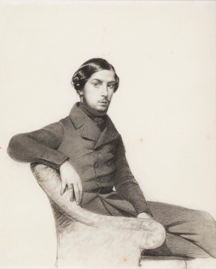 Paul Borel, <i>Portrait of a Seated Man</i>. Courtesy of Victoria Munroe Fine Art.