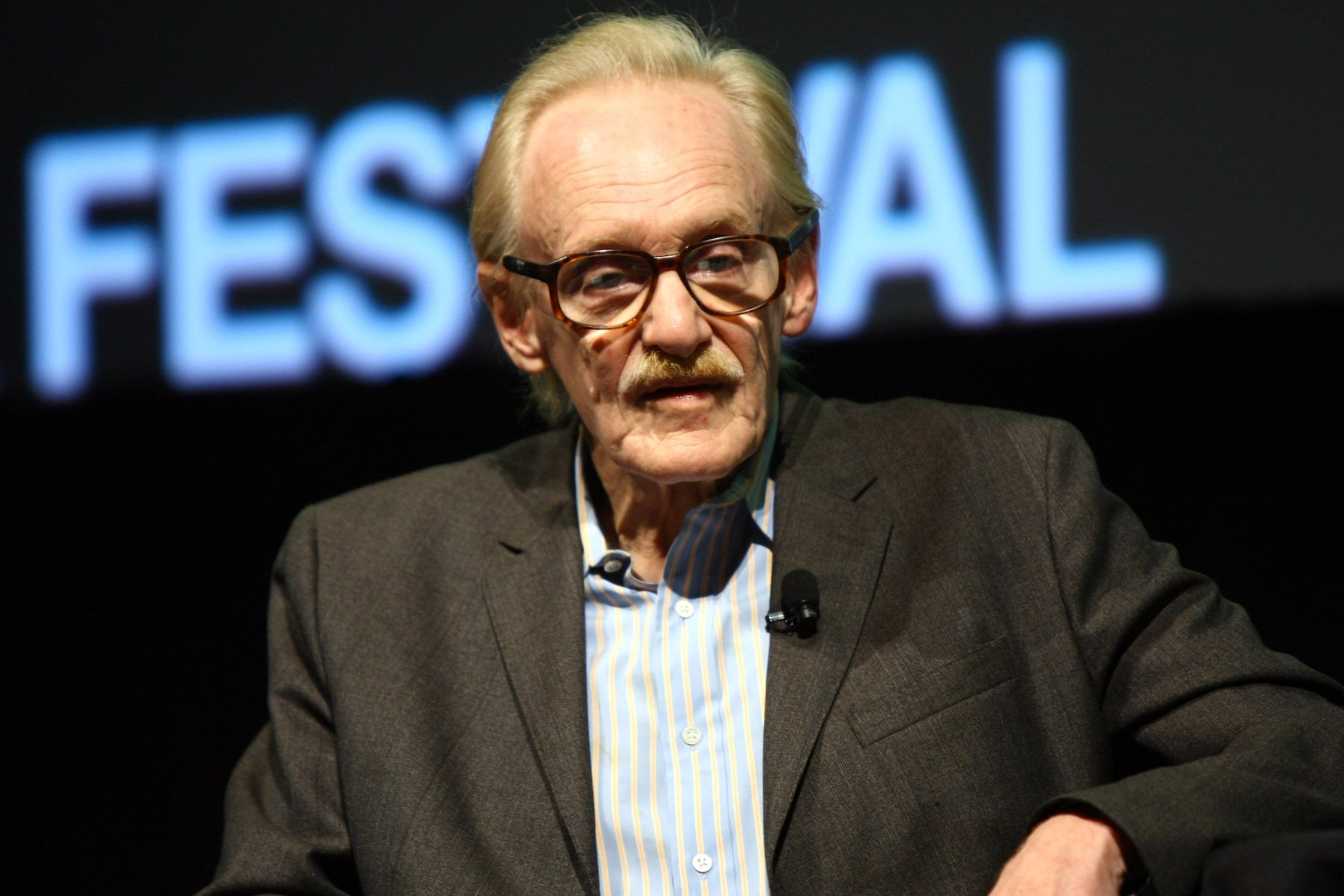 Peter Schjeldahl at the 2011 New Yorker Festival. Photo by Neilson Barnard/Getty Images for The New Yorker.