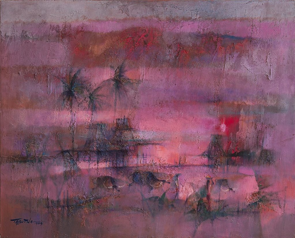 Romeo V. Tabuena, Sunset (1969). Courtesy of Skot Foreman Fine Art.