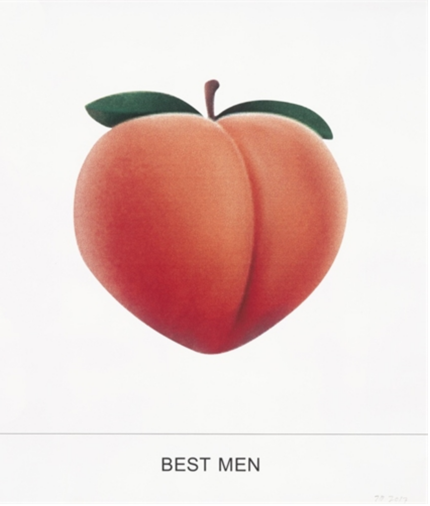 John Baldessari, Best Men (from Emoji series) (2017). Estimate $5,000–7,000.