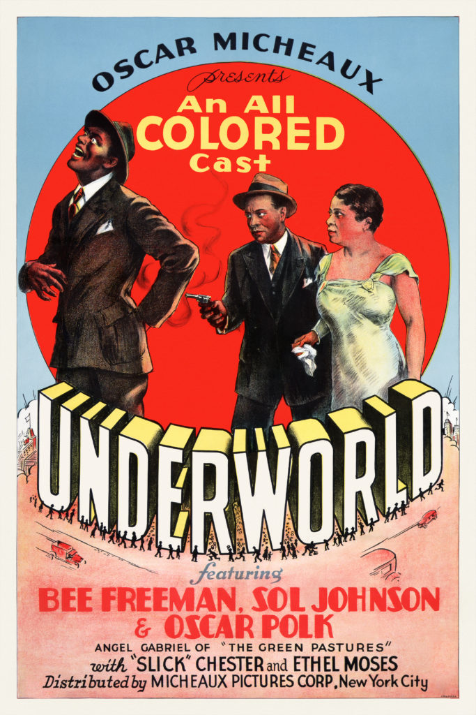 Film poster for <em>Underworld</em> (1937). Courtesy of the Lucas Museum of Narrative Art, from the Separate Cinema Archive.