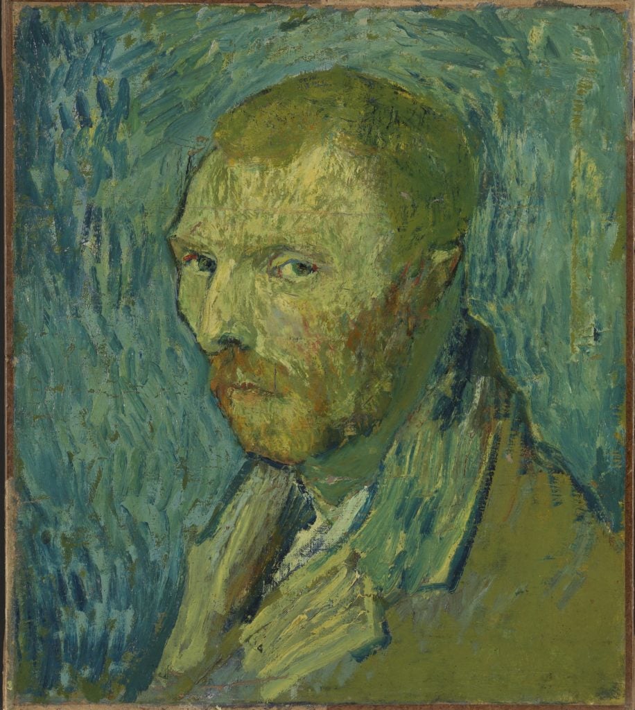 Vincent van Gogh, Self-Portrait (1889). Nasjonalmuseet for kunst, arkitektur og design, Oslo.