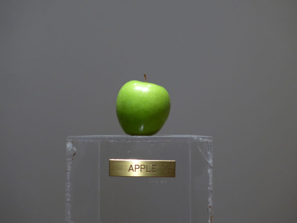 Yoko Ono, Apple (1966). Courtesy of the Museum of Modern Art.