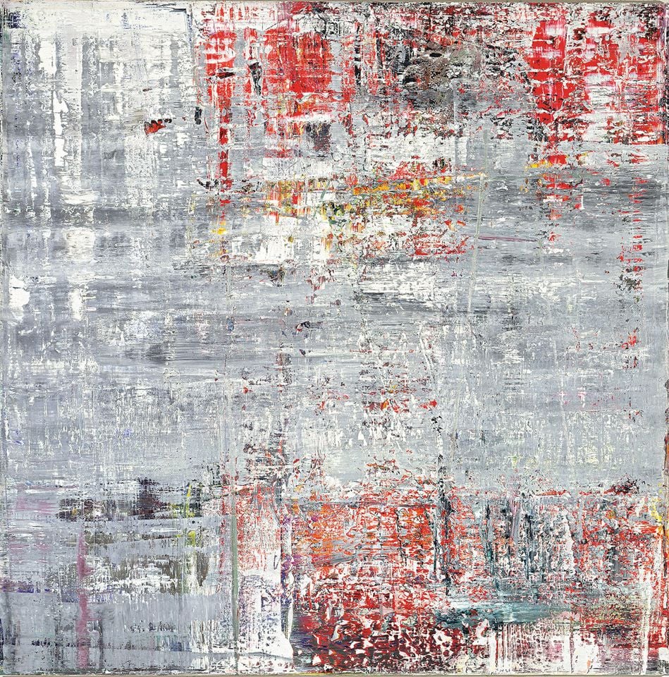 Gerhard Richter, a painting from his "Cage" series (2006). ©Gerhard Richter.