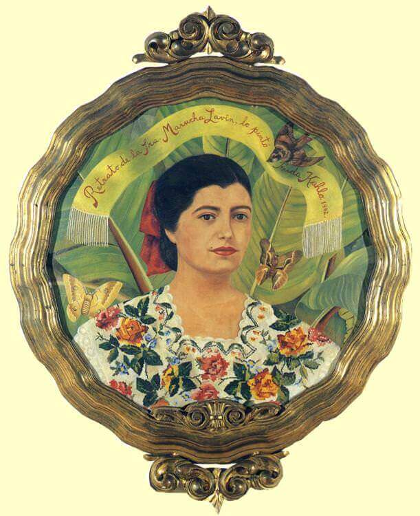 Frida Kahlo, <em>Portrait of Marucha Lavin</em> (1942). Courtesy of the Jose Domingo and Eugenia Lavin Collection, Mexico City.