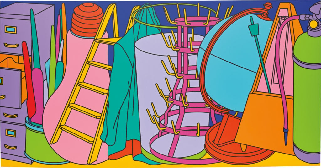 Full (2000) by Michael Craig-Martin sold at Phillips on Thursday night for £162,500 ($211,956).  Courtesy of Philips.