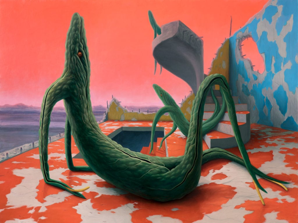 Science fictional, otherworldly landscapes of Jeremy Olson, curated by Vanessa Albury.