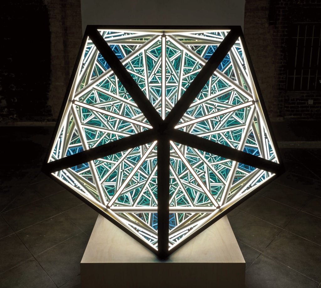 Anthony James. Portal Icosahedron, Courtesy of Melissa Morgan Fine Art.