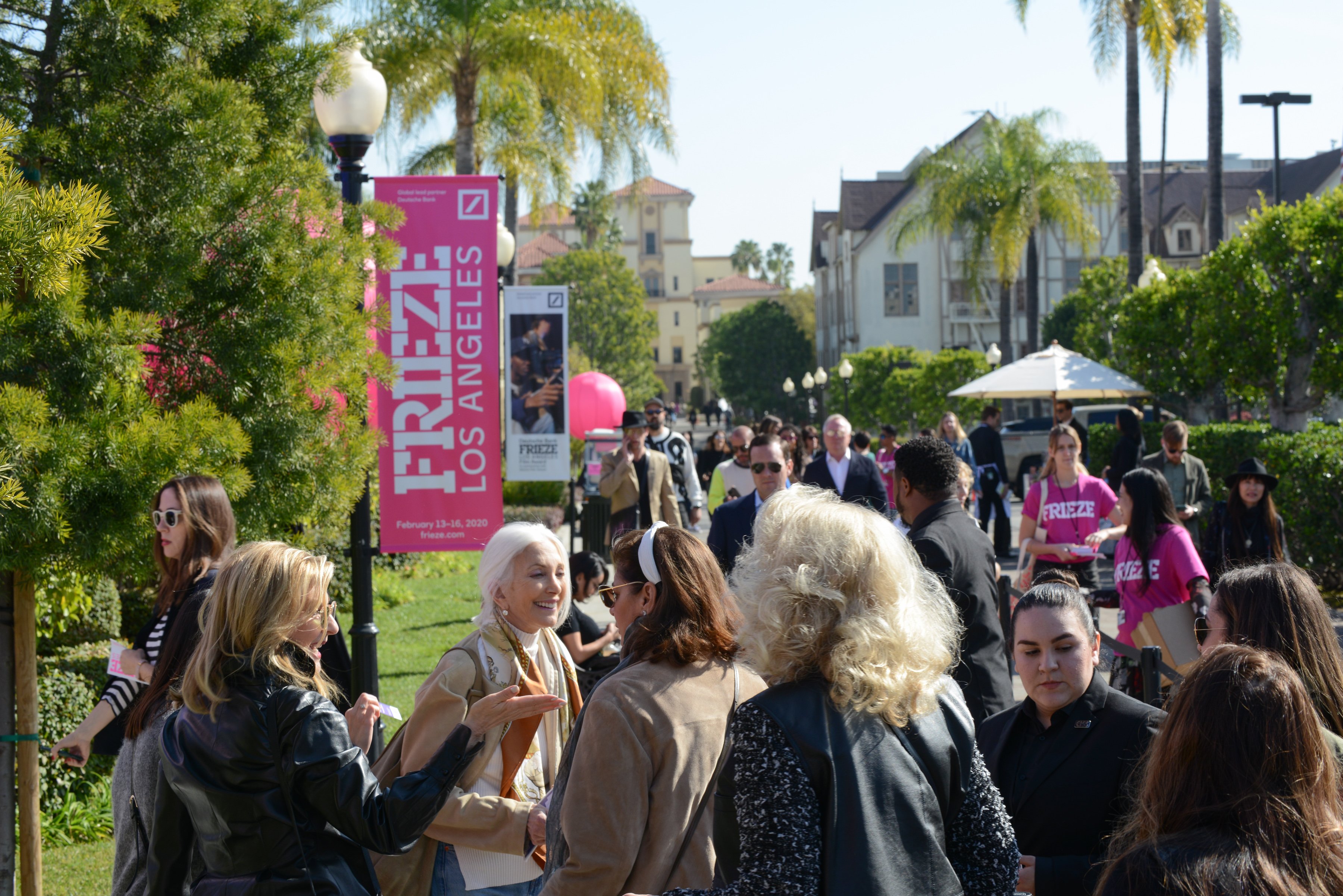 FRIEZE Los Angeles in the Paramount Pictures Studios in Hollywood. Photograph by Casey Kelbaugh