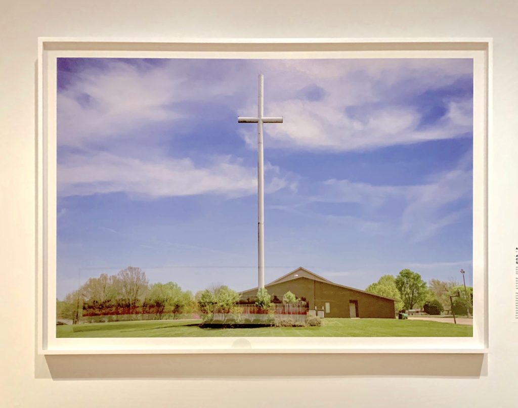 Art Miller, <em>AT&T Cellular Tower First Church of the Nazarene Springdale, Arkansas</em> (2019). Image: Ben Davis. 