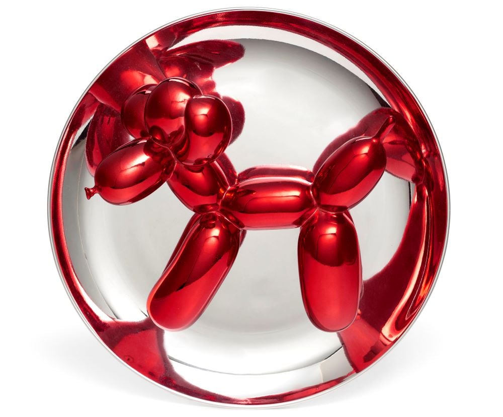 Jeff Koons, Balloon Dog (Red). Image courtesy of Christie's
